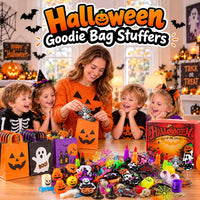 ChildFun 350 piece Halloween party favors set with assorted non-candy toys - view 3
