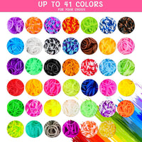 Loom Rubber Band Bracelet Kit, 3000+ 30-Color, Storage Case - Multicolor 6000+ - image 2