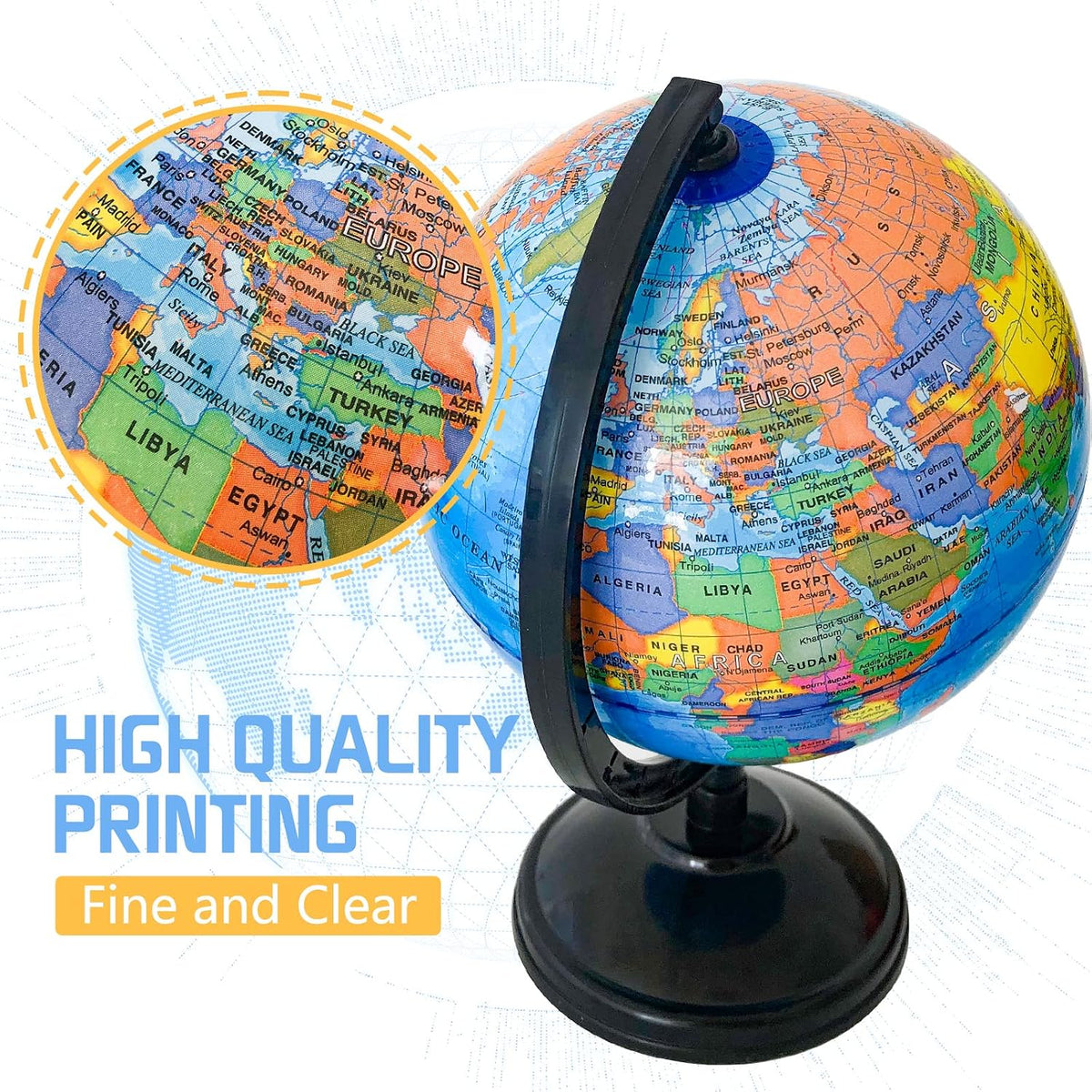 6'' Geographic World Globe for Kids - image 3