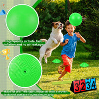 Jenaai blue kickball set with 10 inch ball, rubber bases, cones, scoreboard and pump - view 29