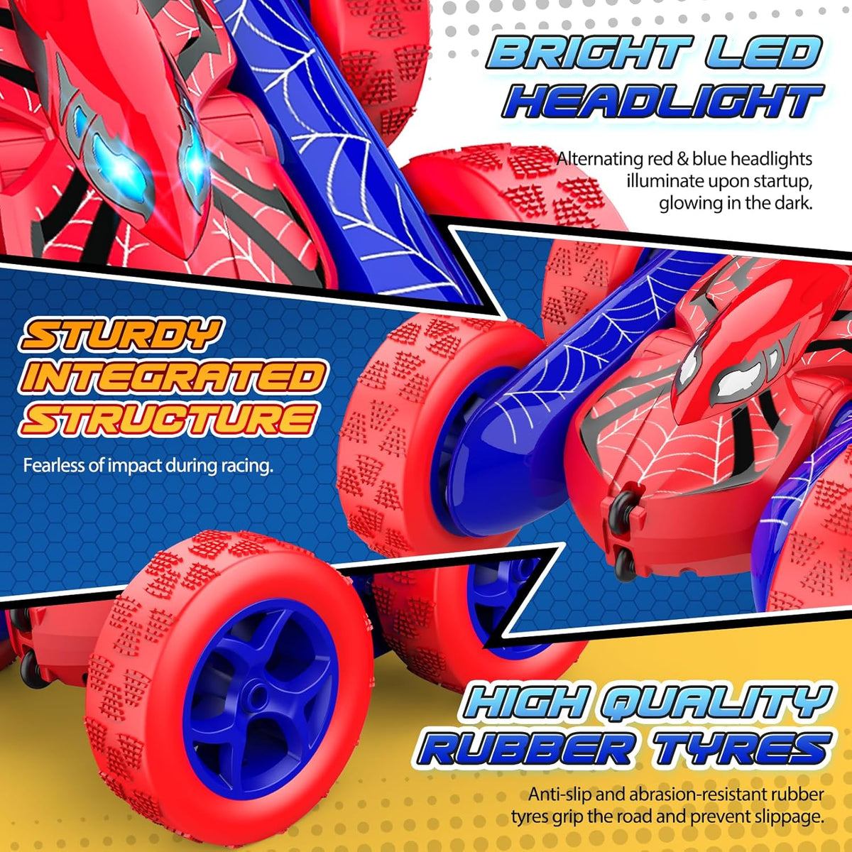 Excitobo Remote Control Car - Red - image 4