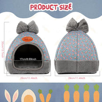 YUEPET Bunny Hideout House, Rabbit Bed - Flower - image 2