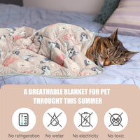 Leekalos Dog Cooling Mat, Summer Pet Cooling Pad for Cats & Dogs - Medium(29"x40") / Puppy - image 4