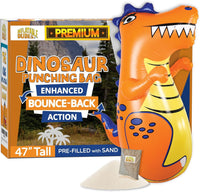 Inflatable Dudes kids punching bag bop bag, 47 inch, with sand-filled base in a ninja design - view 5