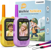 FOREDOM video walkie talkies for kids with HD screens, 2-pack - view 2