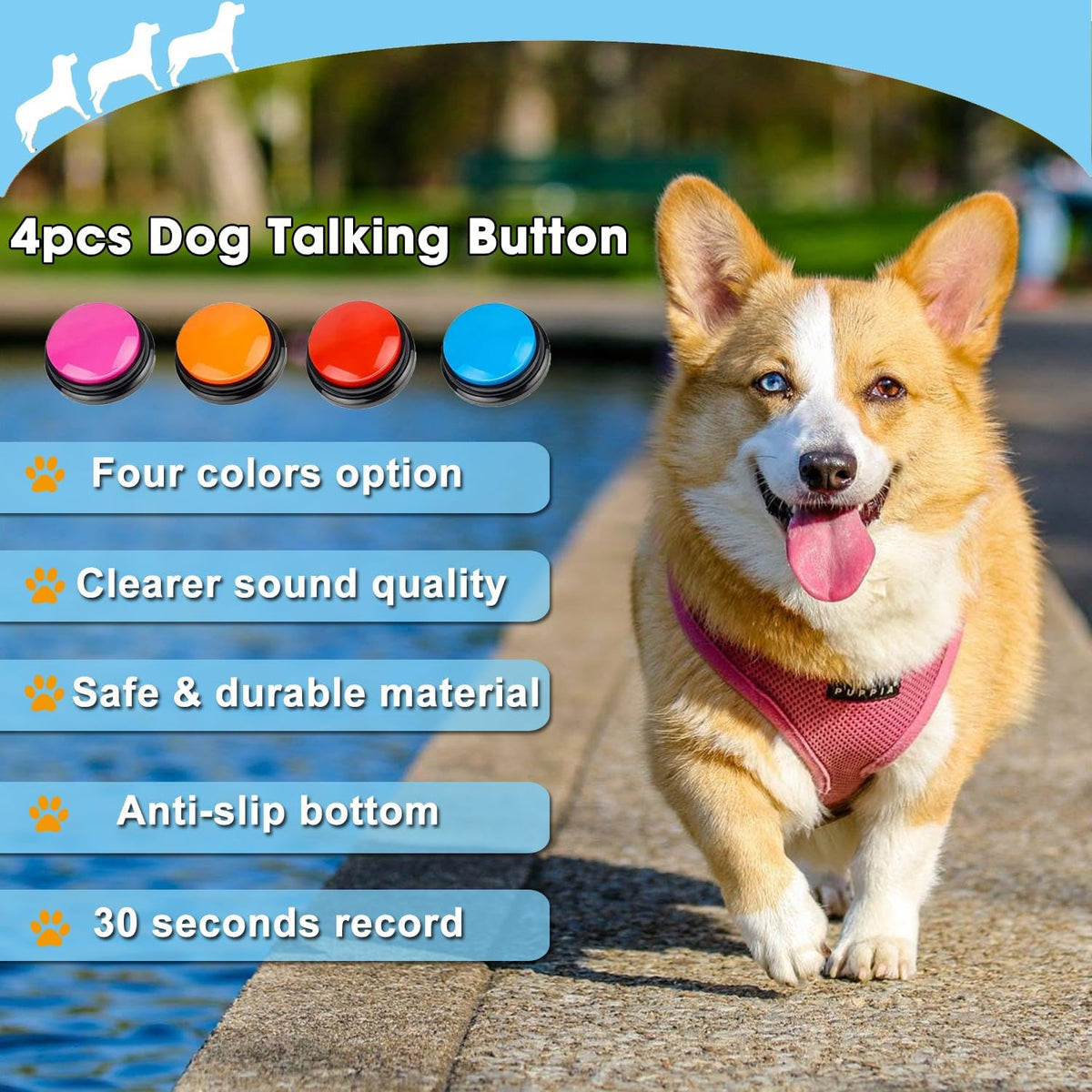 BoArt Voice Recording Button - 4 Sets - image 2