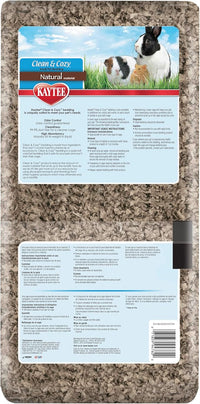 Kaytee Clean & Cozy Natural Paper Bedding, Made for Small Animals, 24.6 Liters