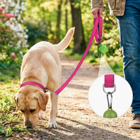 Joytale Reflective Dog Leash for Medium & Large Dogs - 4 ft Narrow / Hotpink - image 2