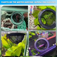 Floating Betta Hide & Shrimp Cave, 3D Printed Aquarium Decor - Black - image 4