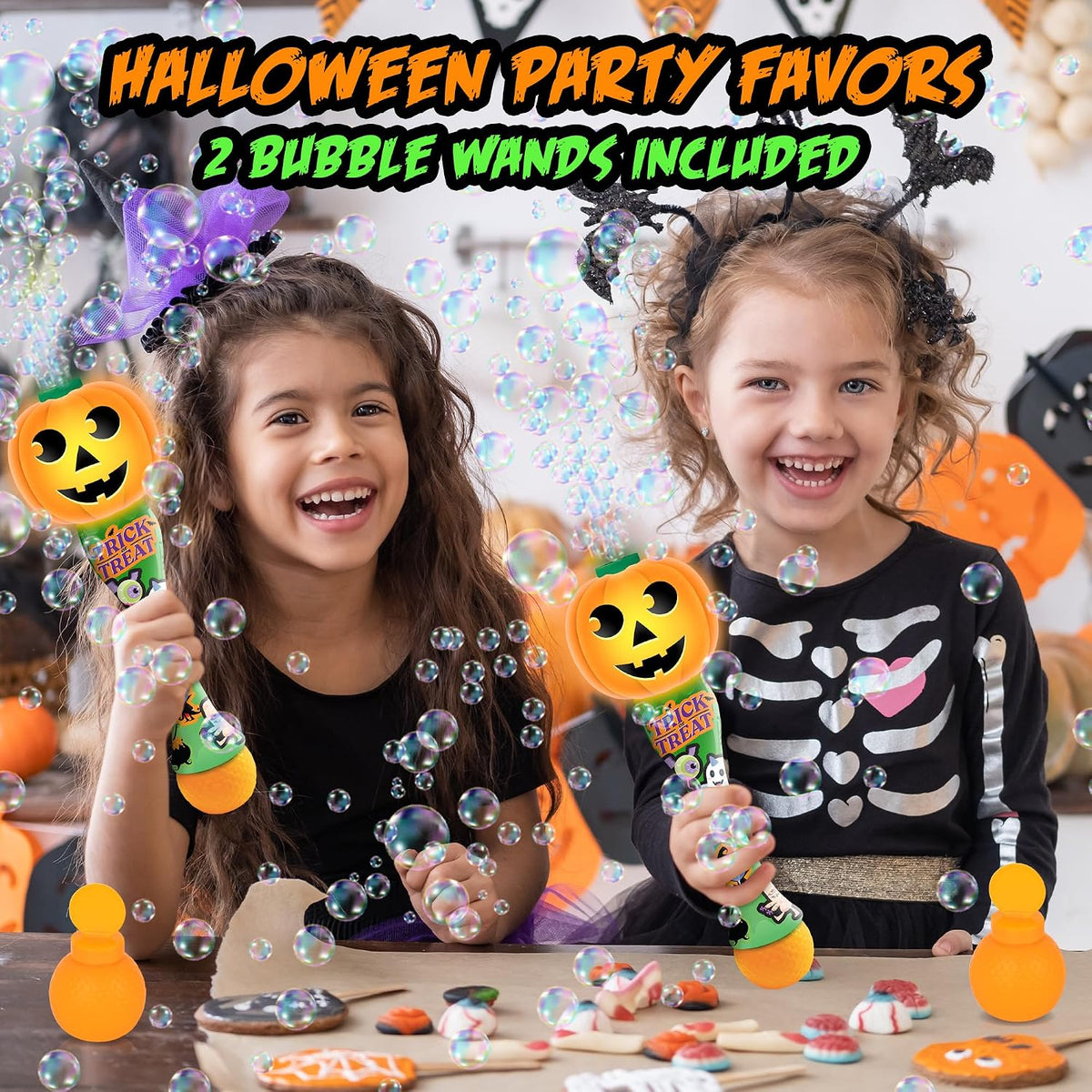 ArtCreativity Halloween Bubble Wand for Kids - Pack of 2 - image 4