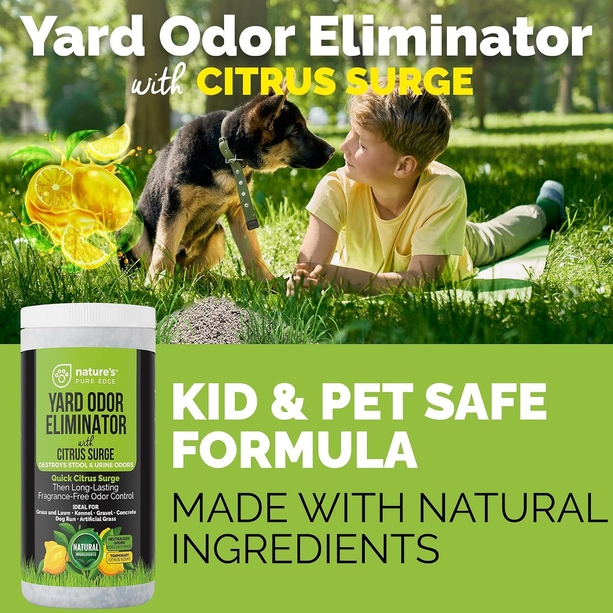 Yard Odor Eliminator – Essentials for Dogs - Citrus Scented - image 3