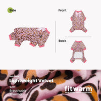 Fitwarm Funny Duck Dog Pajamas - Leopard / X-Large - image 2