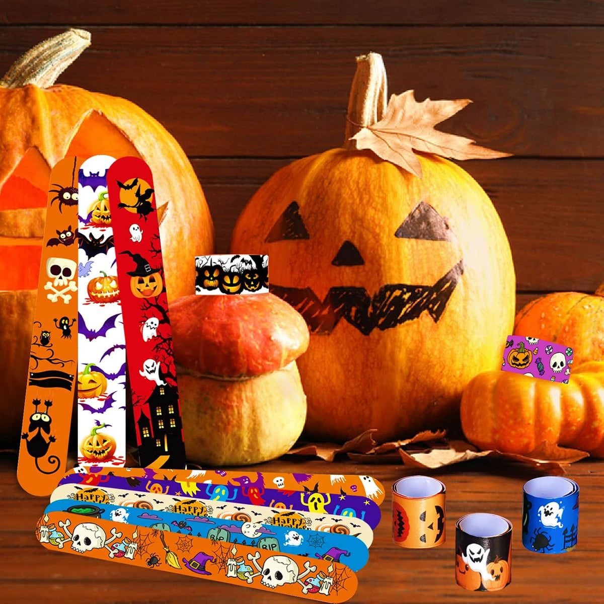 Halloween Slap Bracelets for Kids - 100b - image 4