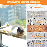 4 Pieces Cat Window Perch Suction Cup Powerful Window Bed Seat - 8 - image 4