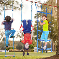 Ninja Warrior Obstacle Course for Kids Backyard - 2x65FT + 10 attachments - image 2