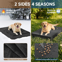 Waterproof Dog Crate Bed Pad - Black / 47"W x 29"L x 4"H - image 3