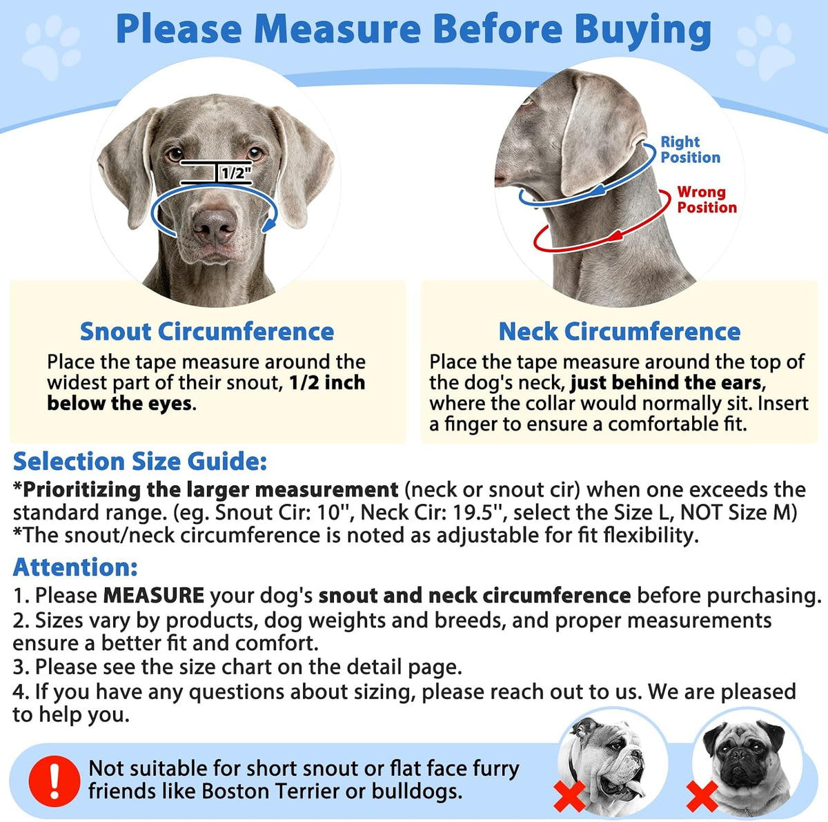BARKLESS size L no pull dog head collar with reflective threads - view 4