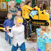 Lemicin 15.75 inch blue pinata stick kit with blindfold, rope and confetti - view 23