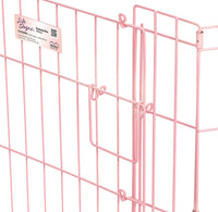 MidWest 30-Inch Exercise Pen, Single Door, 16 Sq Ft Play Area – Essentials for Dogs - Pink w/ Door / 24" H - image 3