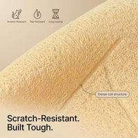 Cat Litter Box Mat, Kitty Premium PVC Pad, Durable Trapping Rug - #05 Beige / Mosaic/23 x 16 Inch - image 3