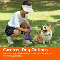 Amazon Basics Premium Lavender Scented Standard Dog Waste Bags, 900 bags,15 Count (Pack of 60)