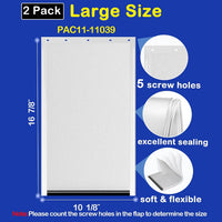 2PC Replacement Flap PAC11-11039 with Screws & Washers for PetSafe - Without Bracket-frosted Transparent / Large PAC11-11039 / 2 - image 3