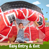 W&O Space Explorer Inflatable Fort with Lights & Sound - Country Barn - image 3