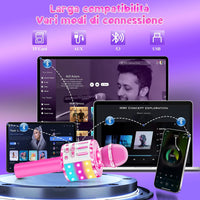 Karaoke Microphone Toys for Kids - Pink - image 3