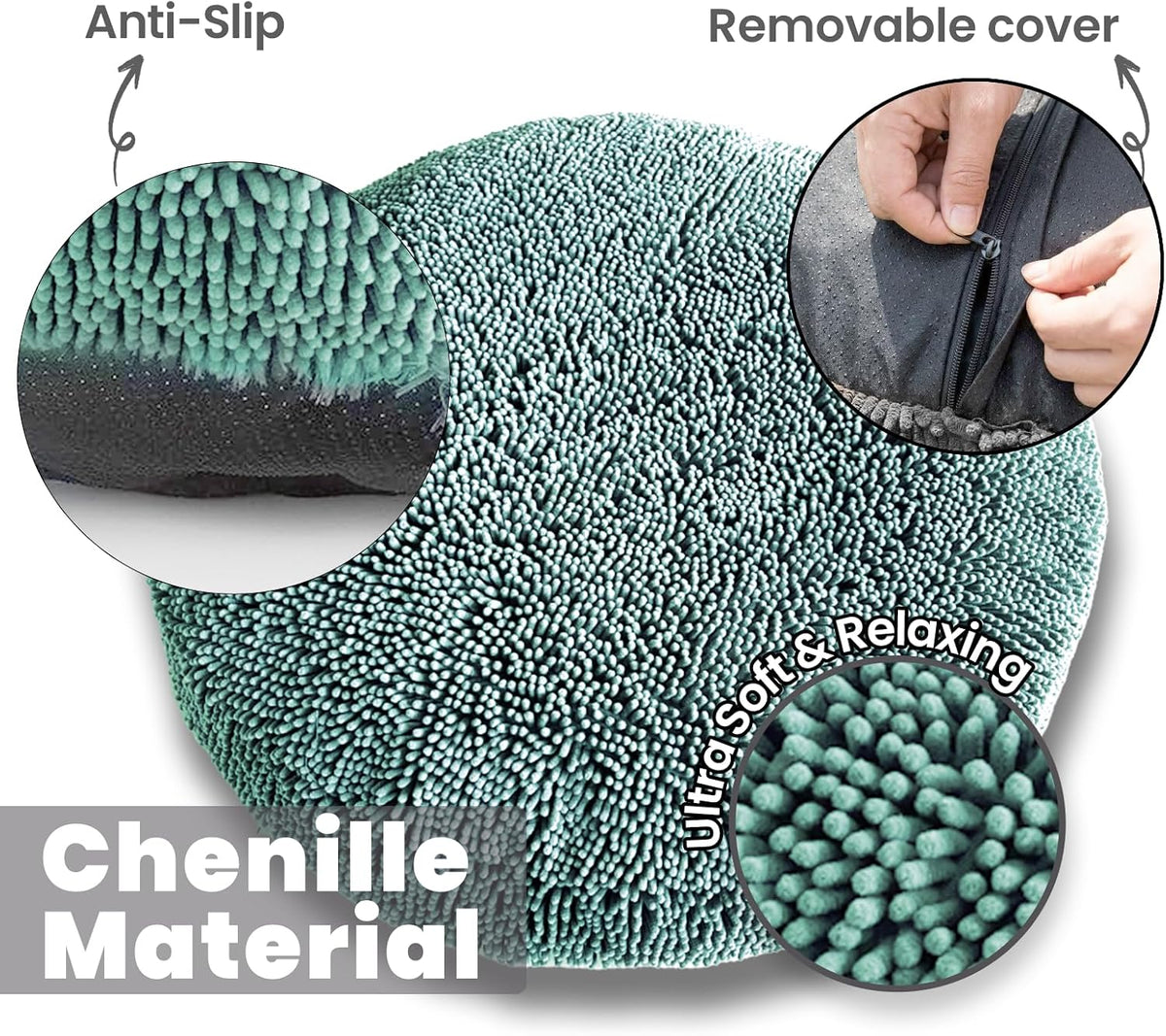 Muddy Mat Cloud K-9 Dog Beds for Small Dogs & Cats - Medium (35''X35'') / Seafoam Green - image 2
