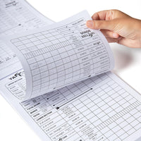 Perforated Yahtzee Score Pads: 120 Easy Tear Off Score Sheets - 8.5x11" - 120 Pages (1-Pack) - image 2