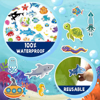 LINAYE 24 Sheets Happy Birthday Stickers, 730 Counts - Ocean 24 Sheets - image 4