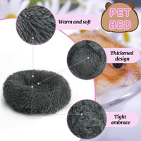 2 Pack Guinea Pig Beds Warm Winter Hamster Small Animal Bed – Daily Care for Small Pets - Blue, Grey - image 3