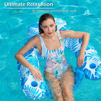 Jasonwell Pool Float with Canopy - blue / X-Large - image 3