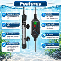 AquaMiracle Aquarium Heater 15W Fish Tank Heater for 1-3 Gallon Tanks – Essentials for Fish - For 20-40 Gal Tank - image 3