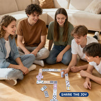 Offelec Double Six Dominoes Set - Double 15 Colored Dot Dominoes - image 4