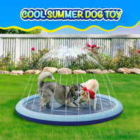 COMMOUDS 67 inch non-slip splash pad sprinkler for kids and dogs - view 15