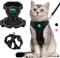 Cat Harness and Leash for Walking - XS / Black