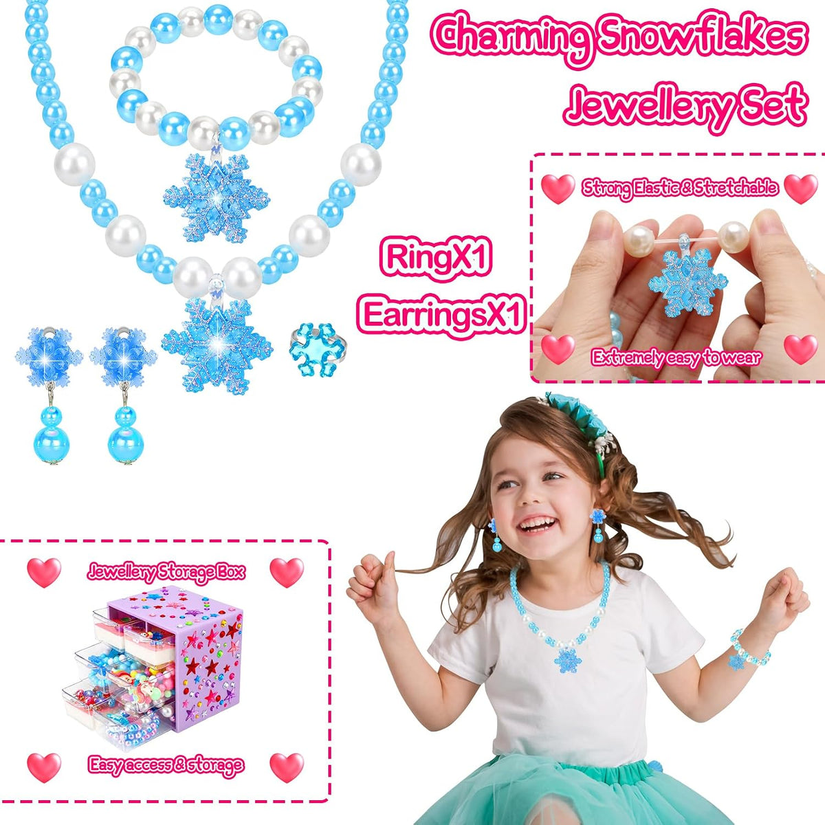 Jewelry Toys-for-Girls, Toddler Girl Toys Age 6-8 - Purple - image 3