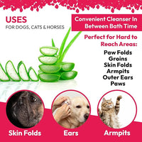 Chlorhexidianes Wipes for Dogs, Cats and Horses (Made in U.S.A) (USA) (Ketoconazole & Chlorhexidine Wipes, 50 Count)