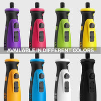 Diamondg Cordless Dog Nail Grinder with Quiet Sound & LED Tip for Large & Small Dogs, 4hrs. Runtime - Electric Dog Nail Trimmer, Heavy Duty Rotary Tool Alternative to Toenail Clippers & Filers