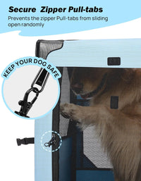 JOYTUTUS Collapsible Dog Crate - 38.0"L x 26.0"W x 26.0"H - image 3