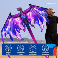 SGftre Complete Kite with Handle, Line & Accessories - 1 / Speed Dragon Purple - image 3