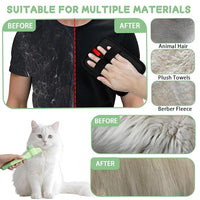 1 PCS Pet Hair Removal Glove w/ 2PCS Pet Combs,Electrostatic Gloves for Cats&Dogs Flea Comb,Dog Comb,Cat Comb,Brush for Shedding,Reusable Animal Fur Removal Tool for Couch,Furniture,Carpet,Curtain