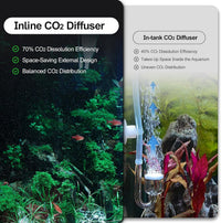 FZONE Aquarium Inline CO2 Diffuser, Fits 5/8" ID tubing – Essentials for Fish - Ø17mm – Fits 5/8" ID Tubing - image 3