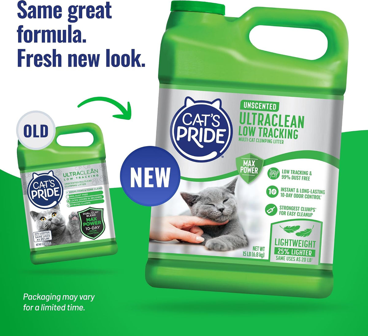 Cat's Pride UltraClean Low Tracking Powerful Clumping Litter - 15 Pound / Unscented Low Tracking - image 2