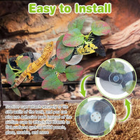 2 PCS Reptile Corner Branch - Red With Green - image 4