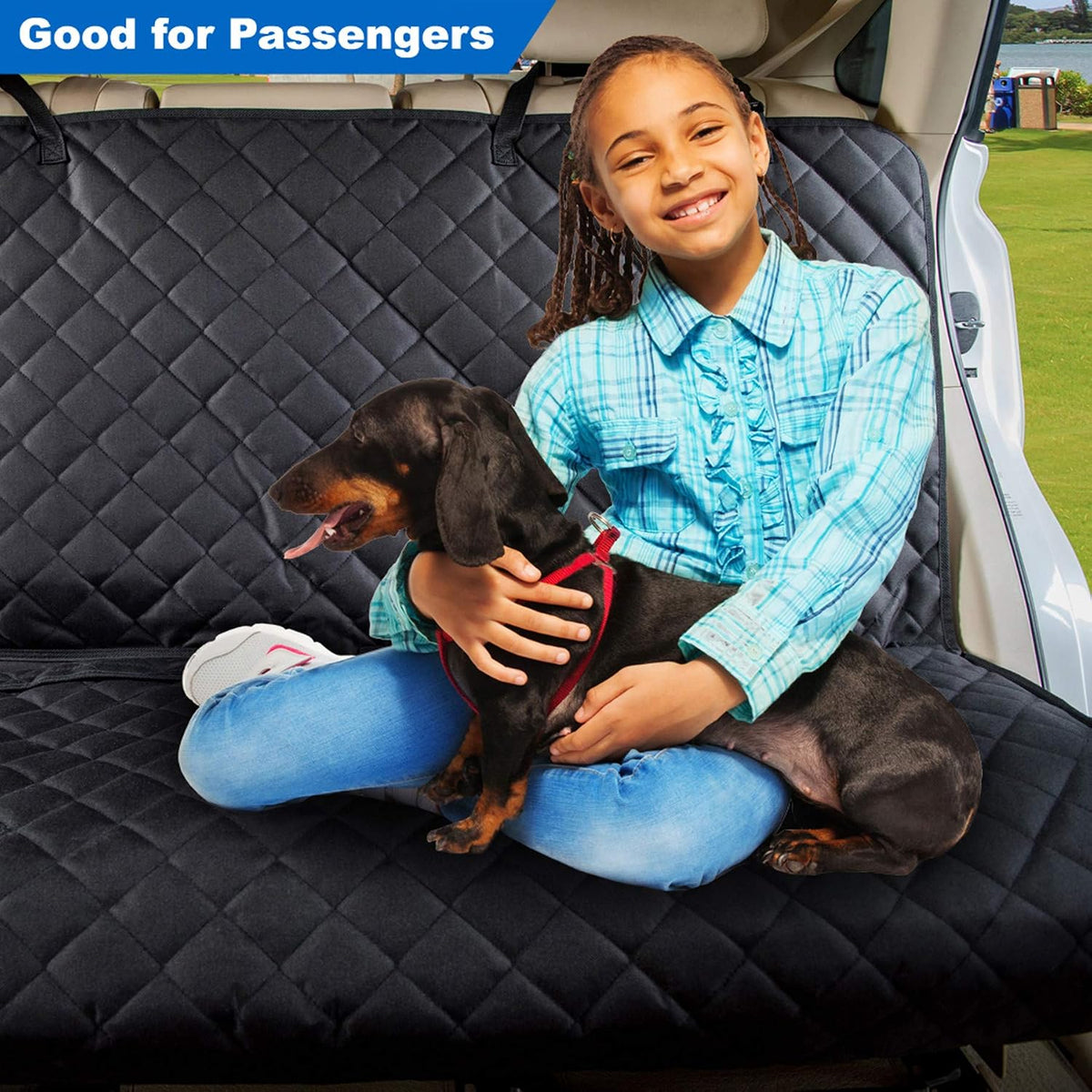 VIEWPETS Bench Car Seat Cover Protector, Waterproof Heavy-Duty - 49" L × 56" W / BLACK - image 4