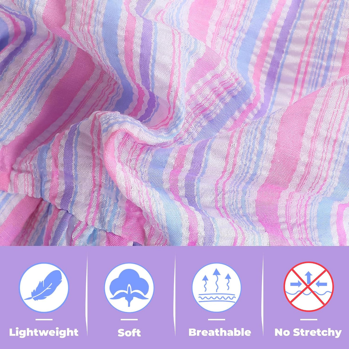 Dog Dress, Cute Pet Princess Dresses with Bright Color Design - Pruple Pink / Small - image 2