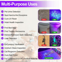 Black Light UV Light Flashlight - 21 LED - image 2