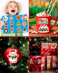 JCFIRE Halloween Stickers for Kids - Christmas 100 Pcs - image 3